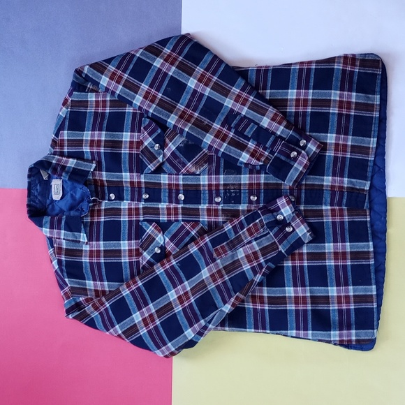 Vintage Other - Vintage 1970s Sears Lumberjack Plaid Button-Up Jacket unisex
